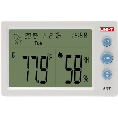 UNI-T - A13T - 10-50°C - 10-95% RH - Termohigrometro UNI-T - A13T - 10-50°C - 10-95% RH - Termohigrometro