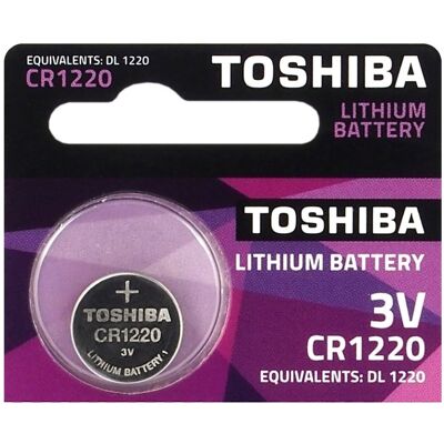 Pilha Lithium CR1220 3V - TOSHIBA Pilha Lithium CR1220 3V - TOSHIBA