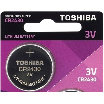 Pilha Lithium 3V CR2430 - TOSHIBA Pilha Lithium 3V CR2430 - TOSHIBA