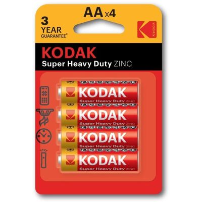 Blister 4x Pilhas R6 / AA - KODAK Blister 4x Pilhas R6 / AA - KODAK