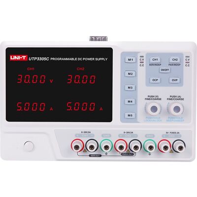 Fonte Alimentação Regulável 0~30V 0~5A (5V 3A) - UNI-T Fonte Alimentação Regulável 0~30V 0~5A (5V 3A) - UNI-T