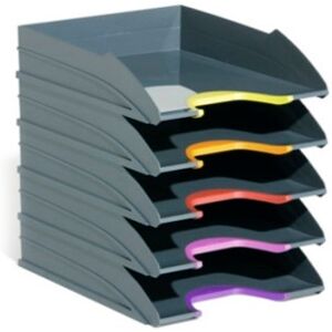 Tabuleiro de Secretaria Durable Plastico Cinza 5 Bandejas 255X55X330 mm Tabuleiro de Secretaria Durable Plastico Cinza 5 Bandejas 255X55X330 mm
