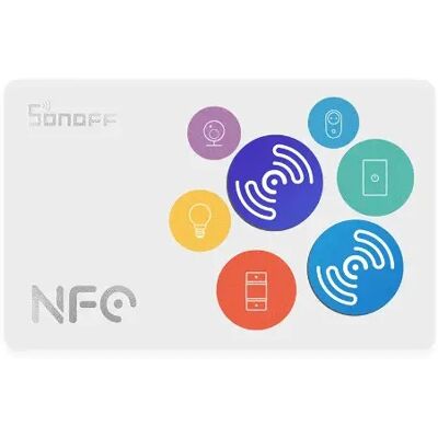 Pack 2x TAG´s Autocolantes NFC de Proximidade p/ Radiofrequência - Sonoff NFC-TAG Pack 2x TAG´s Autocolantes NFC de Proximidade p/ Radiofrequência - Sonoff NFC-TAG