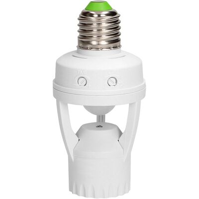 ORNO Suporte de Lâmpada E27 Inteligente com Sensor PIR de 360º - VIRONE ORNO Suporte de Lâmpada E27 Inteligente com Sensor PIR de 360º - VIRONE