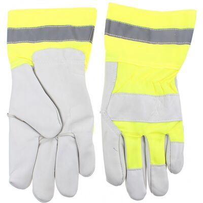 Par Luvas de Trabalho (Couro/Poliester) - DUNLOP Par Luvas de Trabalho (Couro/Poliester) - DUNLOP