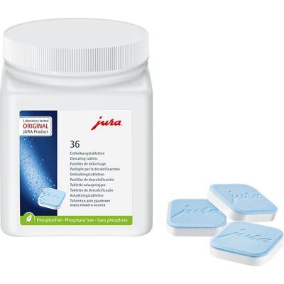 Pack 36x Pastilhas Descalcificantes p/ Máquinas de Café - JURA Pack 36x Pastilhas Descalcificantes p/ Máquinas de Café - JURA