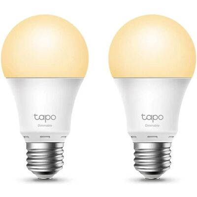 Pack 2x Lâmpadas Smart Light Bulb Tapo L510E E27 Wi-Fi 8.7W 2700K - TP-LINK Pack 2x Lâmpadas Smart Light Bulb Tapo L510E E27 Wi-Fi 8.7W 2700K - TP-LINK