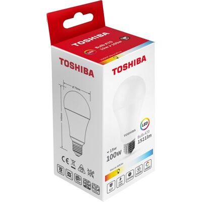 Lâmpada LED A70 E27 15W 3000K - TOSHIBA Lâmpada LED A70 E27 15W 3000K - TOSHIBA
