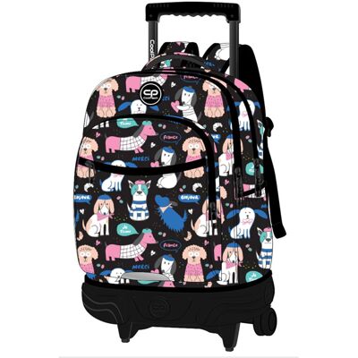 Mochila Trolley Buzzer Cute Dogs - COOLPACK Mochila Trolley Buzzer Cute Dogs - COOLPACK
