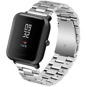 Correia Metática Elos (Prateado) p/ Xiaomi Amazfit GTS/Bip/Bip Lite/ GTR 42mm/Ticwatch/Huawei/Samsun Correia Metática Elos (Prateado) p/ Xiaomi Amazfit GTS/Bip/Bip Lite/ GTR 42mm/Ticwatch/Huawei/Samsun