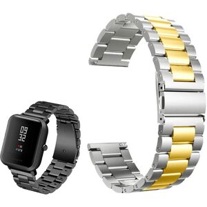 Correia Met. Dual Elos (Dourado) p/ Xiaomi Amazfit GTS/Bip/Bip Lite/ GTR 42mm/Ticwatch/Huawei/Samsun Correia Met. Dual Elos (Dourado) p/ Xiaomi Amazfit GTS/Bip/Bip Lite/ GTR 42mm/Ticwatch/Huawei/Samsun