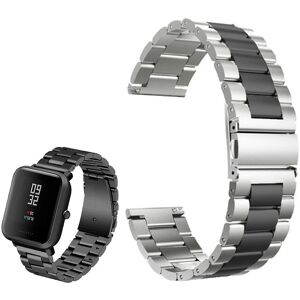 Correia Met. Dual Elos (Preto) p/ Xiaomi Amazfit GTS/Bip/Bip Lite/ GTR 42mm/Ticwatch/Huawei/Samsung/ Correia Met. Dual Elos (Preto) p/ Xiaomi Amazfit GTS/Bip/Bip Lite/ GTR 42mm/Ticwatch/Huawei/Samsung/