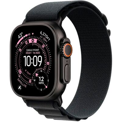 Apple Watch Ultra 3 GPS + Cellular 49mm Titânio Preto c/ Bracelete Loop Alpine Preta L Apple Watch Ultra 3 GPS + Cellular 49mm Titânio Preto c/ Bracelete Loop Alpine Preta L