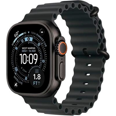 Apple Watch Ultra 3 GPS + Cellular 49mm Titânio Preto c/ Bracelete Ocean Preta Apple Watch Ultra 3 GPS + Cellular 49mm Titânio Preto c/ Bracelete Ocean Preta