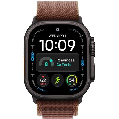 Apple Watch Ultra 4 GPS + Cellular 49mm Titânio Preto c/ Bracelete Loop Alpine Bordô S Apple Watch Ultra 4 GPS + Cellular 49mm Titânio Preto c/ Bracelete Loop Alpine Bordô S