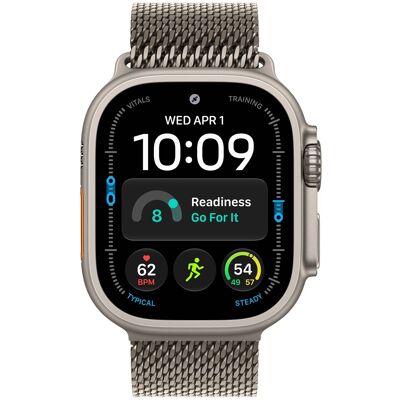 Apple Watch Ultra 4 GPS + Cellular 49mm Titânio Natural c/ Bracelete Loop Milanesa Titânio M Apple Watch Ultra 4 GPS + Cellular 49mm Titânio Natural c/ Bracelete Loop Milanesa Titânio M
