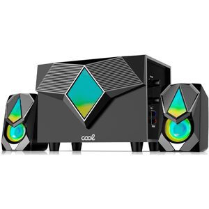Colunas 2.1 15W p/ PC Gaming LED USB - COOL Colunas 2.1 15W p/ PC Gaming LED USB - COOL