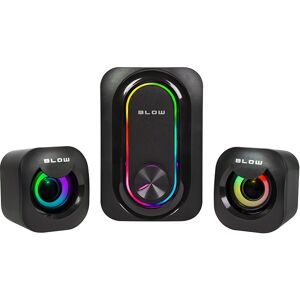 Colunas de PC 2.1 RGB 6W c/ Subwoofer - BLOW Colunas de PC 2.1 RGB 6W c/ Subwoofer - BLOW