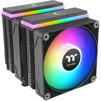 Pack 2x Air Coolers ASTRIA 600 ARGB 120mm (Preto) - THERMALTAKE Pack 2x Air Coolers ASTRIA 600 ARGB 120mm (Preto) - THERMALTAKE