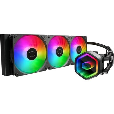 Water Cooler CPU MasterLiquid 360 Core II 360mm ARGB (Preto) - COOLER MASTER Water Cooler CPU MasterLiquid 360 Core II 360mm ARGB (Preto) - COOLER MASTER