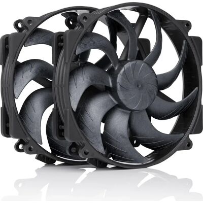 Ventoinha 140mm NF-A14x25r G2 PWM Sx2-PP chromax.black 1500RPM 4 Pinos PWM (Pack 2) - NOCTUA Ventoinha 140mm NF-A14x25r G2 PWM Sx2-PP chromax.black 1500RPM 4 Pinos PWM (Pack 2) - NOCTUA