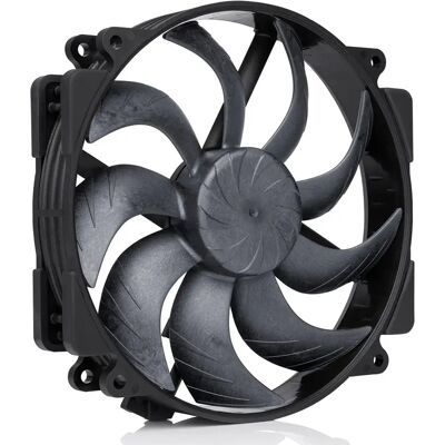 Ventoinha 140mm NF-A14x25r G2 PWM chromax.black 1500RPM 4 Pinos PWM (Preto) - NOCTUA Ventoinha 140mm NF-A14x25r G2 PWM chromax.black 1500RPM 4 Pinos PWM (Preto) - NOCTUA