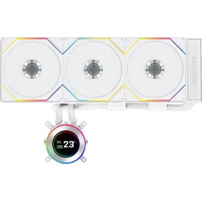 Water Cooler CPU Lian Li HydroShift II LCD 360TL Wireless A-RGB All-In-One 360mm (Branco) - LIANLI Water Cooler CPU Lian Li HydroShift II LCD 360TL Wireless A-RGB All-In-One 360mm (Branco) - LIANLI