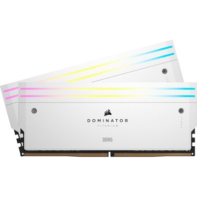 Memória RAM Dominator Titanium 32GB (2x 16GB) DDR5-6000 MHz - CORSAIR Memória RAM Dominator Titanium 32GB (2x 16GB) DDR5-6000 MHz - CORSAIR