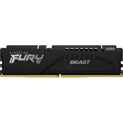 Memória RAM DIMM Fury Beast 32GB (1x32GB) DDR5-6000MHz (AMD Expo/Intel XMP) CL36 - KINGSTON Memória RAM DIMM Fury Beast 32GB (1x32GB) DDR5-6000MHz (AMD Expo/Intel XMP) CL36 - KINGSTON