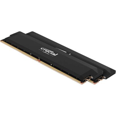 Memória RAM UDIMM Pro Overclocking 16GB (1x16GB) DDR5-6400MHz (AMD Expo/Intel XMP) CL32 - CRUCIAL Memória RAM UDIMM Pro Overclocking 16GB (1x16GB) DDR5-6400MHz (AMD Expo/Intel XMP) CL32 - CRUCIAL