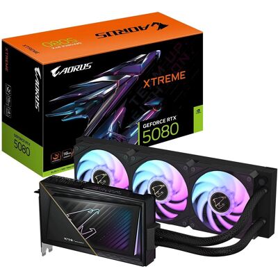 Placa Gráfica GeForce RTX 5080 Xtreme Waterforce WB 16GB GDDR7 DLSS4 - GIGABYTE Placa Gráfica GeForce RTX 5080 Xtreme Waterforce WB 16GB GDDR7 DLSS4 - GIGABYTE