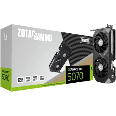 Placa Gráfica Gaming GeForce RTX 5070 Twin Edge 12GB GDDR7 - ZOTAC Placa Gráfica Gaming GeForce RTX 5070 Twin Edge 12GB GDDR7 - ZOTAC