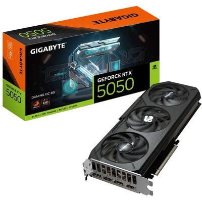 Placa Gráfica NVIDIA GeForce RTX 5050 "Blackwell" Gaming OC 8G GDDR6 DLSS4 - GIGABYTE Placa Gráfica NVIDIA GeForce RTX 5050 "Blackwell" Gaming OC 8G GDDR6 DLSS4 - GIGABYTE