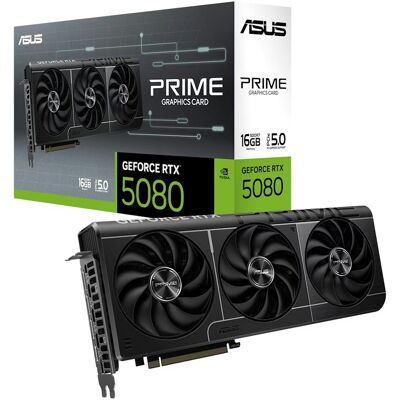 Placa Gráfica GeForce RTX 5080 Prime 16GB GDDR7 DLSS4 - ASUS Placa Gráfica GeForce RTX 5080 Prime 16GB GDDR7 DLSS4 - ASUS