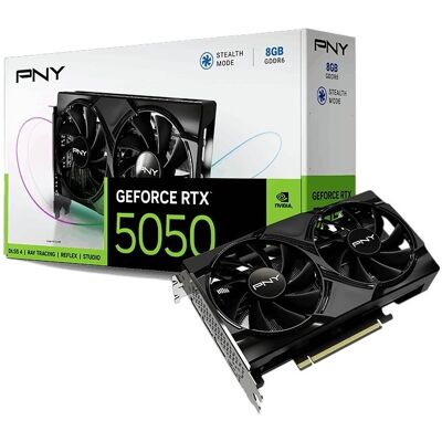 Placa Gráfica NVIDIA GeForce RTX 5050 "Blackwell" Dual Fan 8GB GDDR6 DLSS4 - PNY Placa Gráfica NVIDIA GeForce RTX 5050 "Blackwell" Dual Fan 8GB GDDR6 DLSS4 - PNY