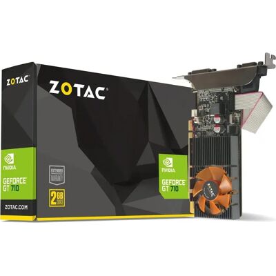 Placa Gráfica NVIDIA Geforce GT 710 2GB DDR3 - ZOTAC Placa Gráfica NVIDIA Geforce GT 710 2GB DDR3 - ZOTAC