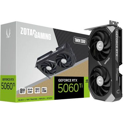 Placa Gráfica Gaming GeForce RTX 5060 Ti "Blackwell" Twin Edge 8GB GDDR7 DLSS4 - ZOTAC Placa Gráfica Gaming GeForce RTX 5060 Ti "Blackwell" Twin Edge 8GB GDDR7 DLSS4 - ZOTAC