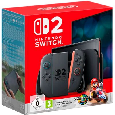 Consola Switch 2 + Jogo Mario Kart World (Digital) - NINTENDO Consola Switch 2 + Jogo Mario Kart World (Digital) - NINTENDO