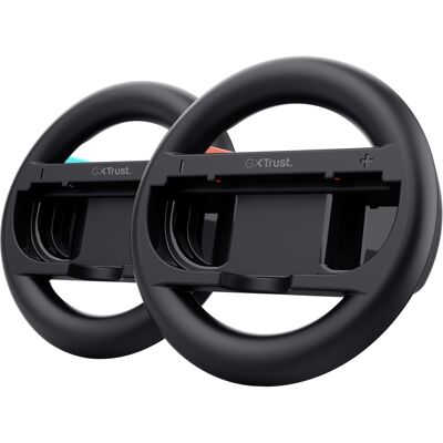 Pack 2x Volantes GXT 1257 p/ Nintendo Switch 2 (Preto) - TRUST Pack 2x Volantes GXT 1257 p/ Nintendo Switch 2 (Preto) - TRUST