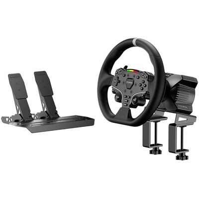 Volante ES + Pedais SRP-Lite + Base R3 + Grampos R3 (PC) - MOZA RACING Volante ES + Pedais SRP-Lite + Base R3 + Grampos R3 (PC) - MOZA RACING
