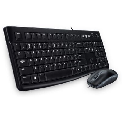 Pack Teclado + Rato Desktop PT MK120 USB (Preto) - LOGITECH Pack Teclado + Rato Desktop PT MK120 USB (Preto) - LOGITECH