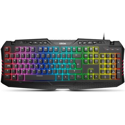 Teclado Gaming Kyra RGB (PT) - KROM Teclado Gaming Kyra RGB (PT) - KROM