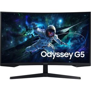 Monitor Curvo 32" Odyssey G5 S32CG552EU Quad HD LED (Preto) - SAMSUNG Monitor Curvo 32" Odyssey G5 S32CG552EU Quad HD LED (Preto) - SAMSUNG