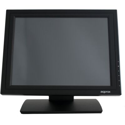 Monitor Tátil TFT 15" APPMT15W5 LCD 60 Hz (Preto) - APPROX Monitor Tátil TFT 15" APPMT15W5 LCD 60 Hz (Preto) - APPROX