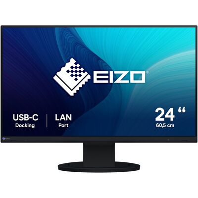 Monitor FlexScan LED 23.8" EV2490-BK Full HD (Preto) - EIZO Monitor FlexScan LED 23.8" EV2490-BK Full HD (Preto) - EIZO