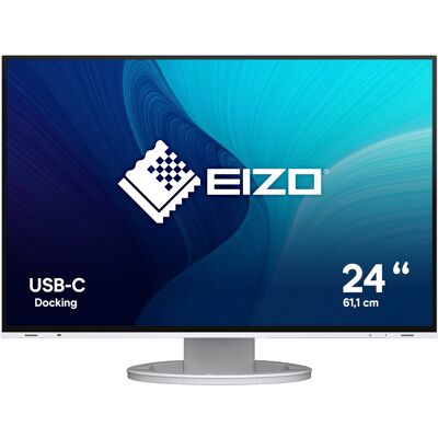 Monitor FlexScan LED IPS 24.1" EV2485-WT WUXGA (Branco) - EIZO Monitor FlexScan LED IPS 24.1" EV2485-WT WUXGA (Branco) - EIZO