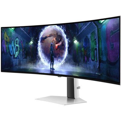 Monitor Curvo Odyssey G9 G93SD QD-OLED 49" Dual QHD 32:9 240Hz FreeSync Premium Pro - SAMSUNG Monitor Curvo Odyssey G9 G93SD QD-OLED 49" Dual QHD 32:9 240Hz FreeSync Premium Pro - SAMSUNG