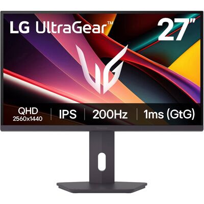 Monitor Gaming UltraGear G6 IPS 27" 27G610A-B QHD 200Hz (Preto) - LG Monitor Gaming UltraGear G6 IPS 27" 27G610A-B QHD 200Hz (Preto) - LG