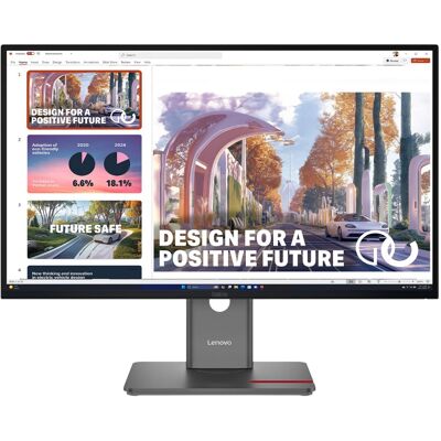Monitor LED IPS 27" ThinkVision P27QD-40 Quad HD (Preto/Cinzento) - LENOVO Monitor LED IPS 27" ThinkVision P27QD-40 Quad HD (Preto/Cinzento) - LENOVO