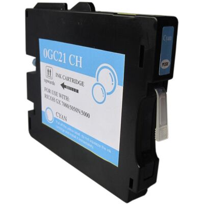 Tinteiro Compatível Ricoh GC21C 405533 - Azul Tinteiro Compatível Ricoh GC21C 405533 - Azul